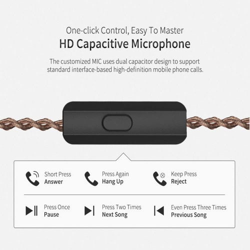 Kz Auriculares 4ba+1dd Multi Driver In Ear Earphone Iem Z...