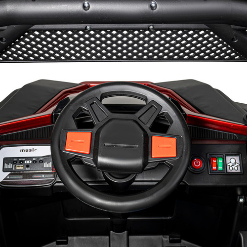Carrito Montable Eléctrico Buggy Para Niños Juguete Color Rojo