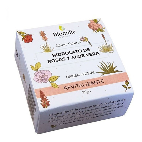 Jabon Natural Hidrolato De Rosas Y Aloe Vera Natura Siberica