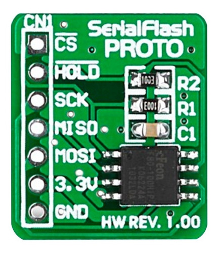 Serialflash Proto Board Mikroelektronika