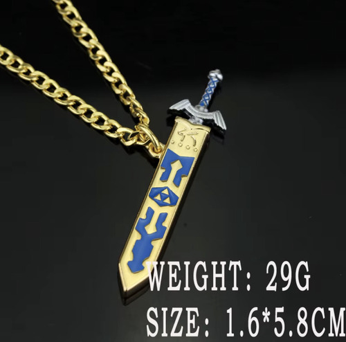 E Collar De Espada Con Funda Zelda Link Master Sword Skyward