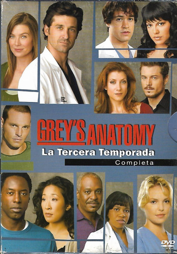 Grey's Anatomy Tercera Temporada Completa Dvd