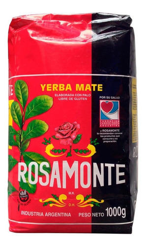 Imagen 1 de 1 de Yerba Mate Rosamonte 1 Kg