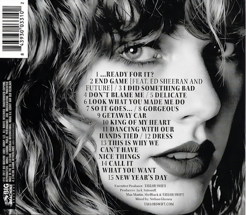 Taylor Swift - Reputation - Cd Música