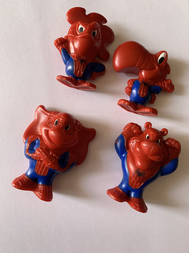 Colección 4 Figuras Completa Spiderman- Kelloggs Originales (Usado)