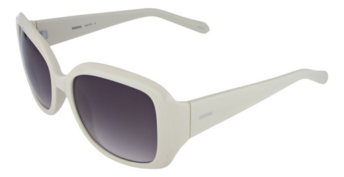 Lentes De Sol Fossil X82757 Blanco Mujer
