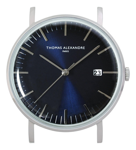 Reloj Thomas-alexandre Minimal Domed Francés (azul Marino)