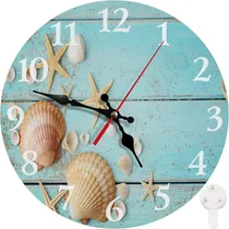 Comprar Reloj De Pared Redondo, Reloj Silencioso Sin Tictac De 10 Pu