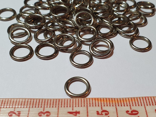 Aros Y Regulables Zamak Para Corpiño 6mm X 200 Unidades 