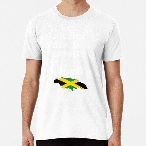 Remera Plato Nacional De Jamaica Algodon Premium 