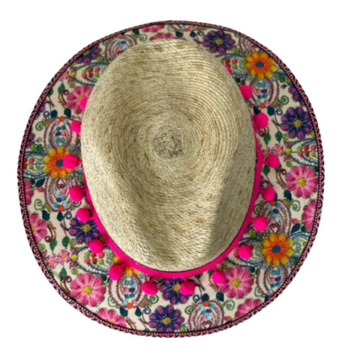 Sombrero Estampado Palma Indiana De Mujer Anaya Hats