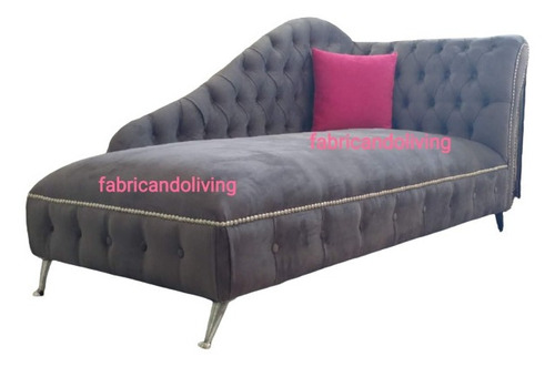 Chaise Lounge Capitone Fabricandoliving