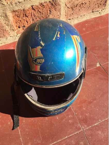 Casco Integral Grande Winner Azul