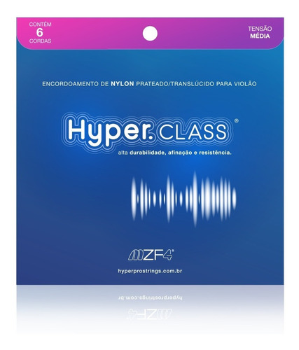 Encordoamento Hyper.pro  Violão Nylon Hyper Class