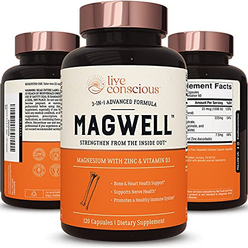 Magwell Magnesio Zinc Amp; Vitamina D3 - Altamente Tkxpk