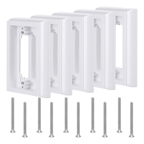Extensor De Caja Eléctrica 5 Piezas Color Blanco Poco Profun
