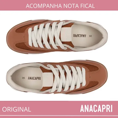 N♡a Tênis Retro Anacapri Feminino Original C30796- Com Nf