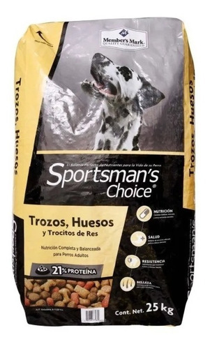 Croqueta Alimento Perro Sportsman's Choice 25 Kg Trozos Hues