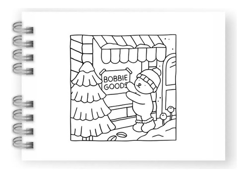 Wa Libro For Colorear De Bobbie Goods (50 Páginas, Tapa