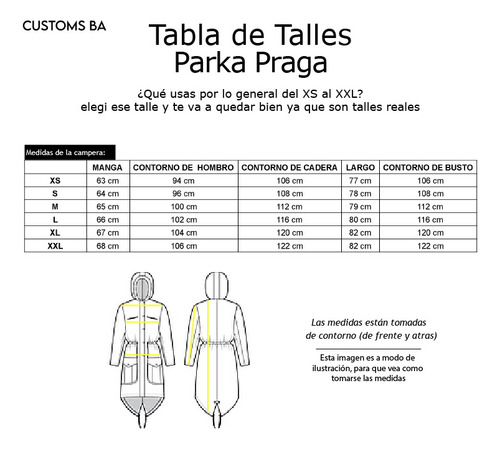 Parka Praga Negra
