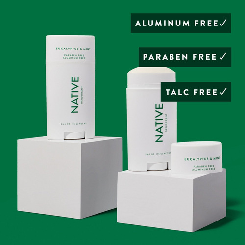 Native Natural Deo Eucalyptus & Mint Aluminum Free 75g