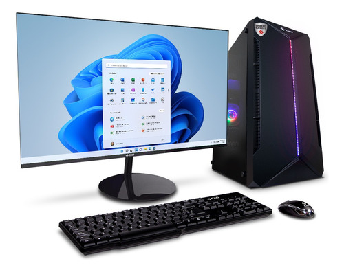 Pc Exo Gamer G52 I5-11va 16gb 480gb Ssd Grf Rtx3050 W11 + 24
