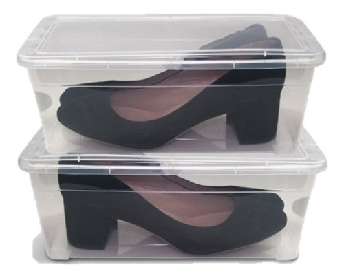 Cajas Organizadoras Zapatos Colobox Vista N1 X 2u Colombraro