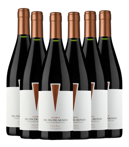 Caja X 6 Fin Del Mundo Reserva Pinot Noir 750 Ml