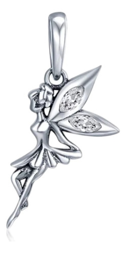 Charm Para Pulsera Hada Fairy Tinkerbell Plata Ley 925