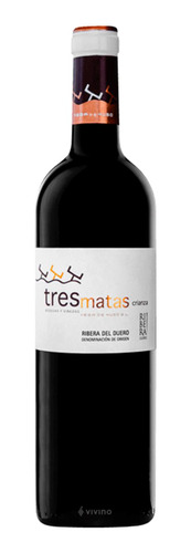 Pack De 4 Vino Tinto Tres Matas Crianza 750 Ml