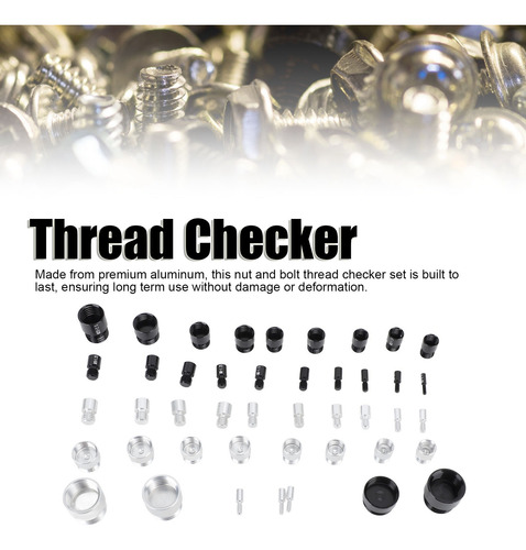 44pcs Nut And Bolt Thread Detector