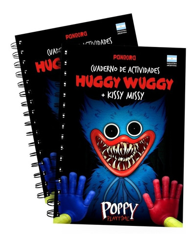 Cuaderno De Actividades Huggy Wuggy Laberintos Sopa Colorear