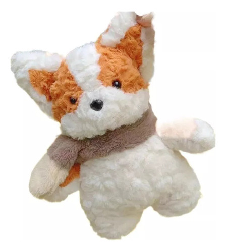 Muñeco Perro De Peluche Con Linda Bufanda 35cm 1