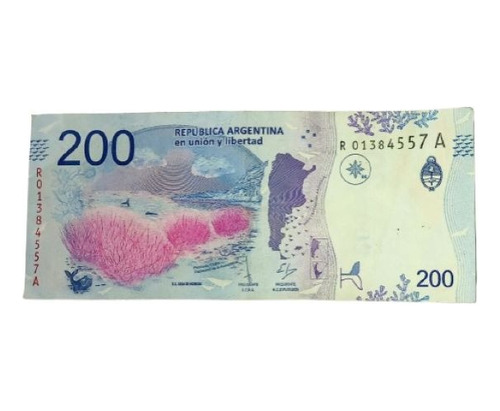 Billete 200 Pesos Argentina Reposicion Vf+ 2017