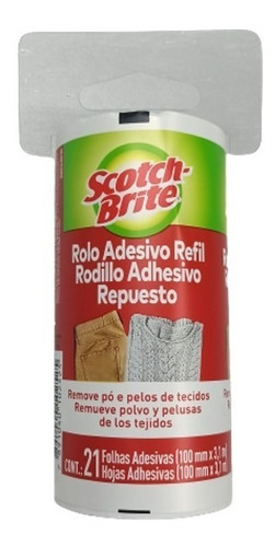 Caixa Com 30 - Adesivo Tira Pelos Scotch 100mm X 3,1m Refil