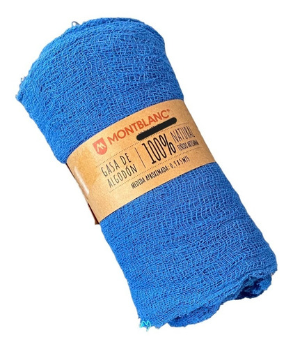 Manualidades Textil Gasa Color 5 Metros  Tonos Azules