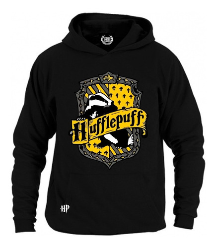 Sudadera De Harry Potter Hufflepuff Con Gorro Unisex 