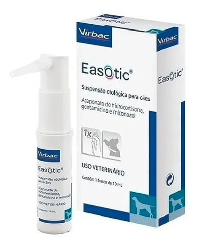 Easotic Solução De Tratamento Otológico 10ml - Virbac