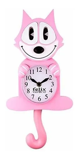 Reloj de online pared gato felix