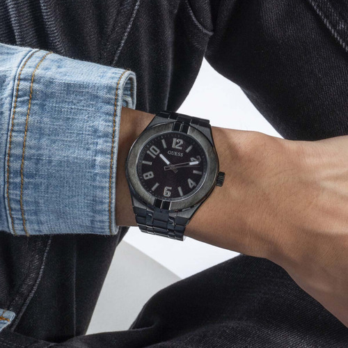 Reloj Guess Escape Caballero Negro Gw0661g3