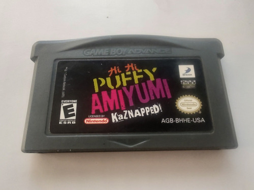 Hi Hi Puffy Amiyumi: Kaznapped! Gameboy Advance Gba Nds Orig
