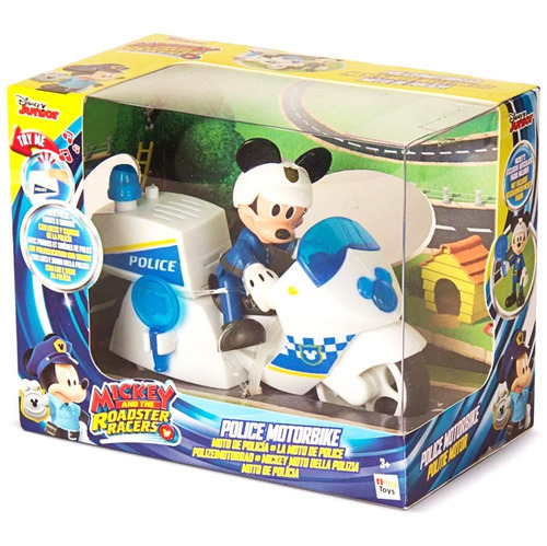 Disney Mickey Clubhouse Moto Policia Roadracers Sonido Luz