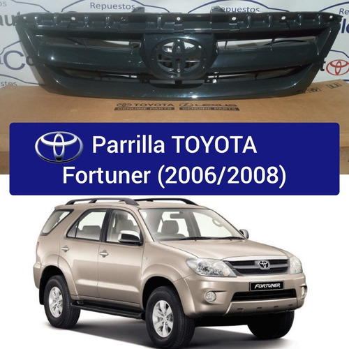 Imagen 1 de 7 de Parrilla Central Toyota Fortuner 2006-2008 Original