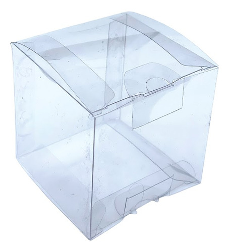  Caja Cubo Cuadrada De Acetato 9x9x9 Artesanías Velas  X 10
