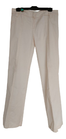 Pantalon Vestir Beige Nude Elastizado System Basic M Mujer