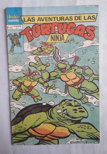 Historieta Antigua * Tortugas Ninjas N º 24 De Archie Comic