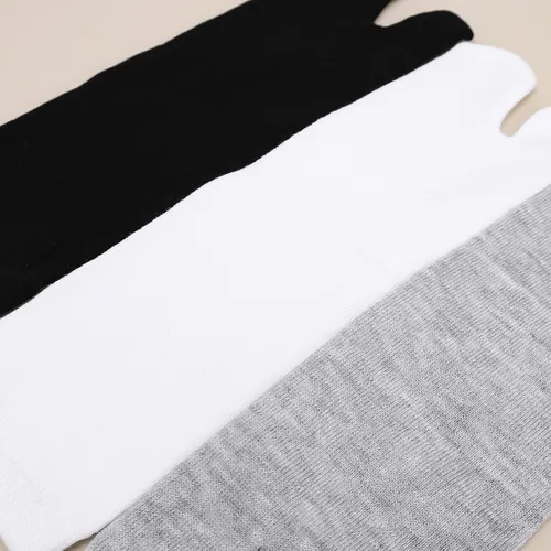 2 Pares De Calcetines Unisex Con Punta Tabi Para Kimono Y Sa
