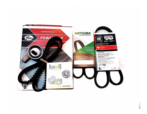 Kit Correa Gates Chery Qq 1.1 + Correas Auxiliares