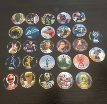 Comprar 27 Figuritas Redondas Tazos Power Rangers Ninja Storm Album 