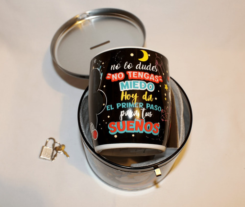 Taza Pizarron Y Alcancia